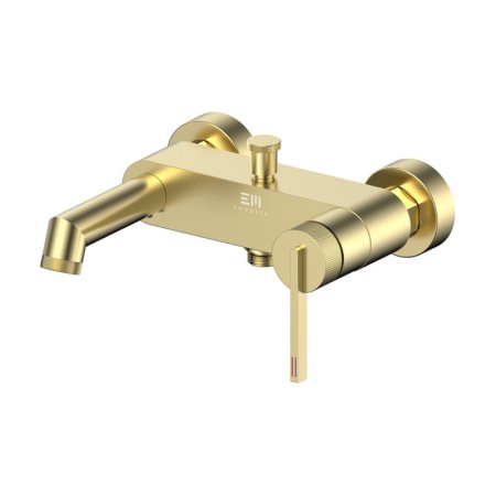 Emporia Ori Bateria wannowa natynkowa złoty szczotkowany EMPORIA-08030GN