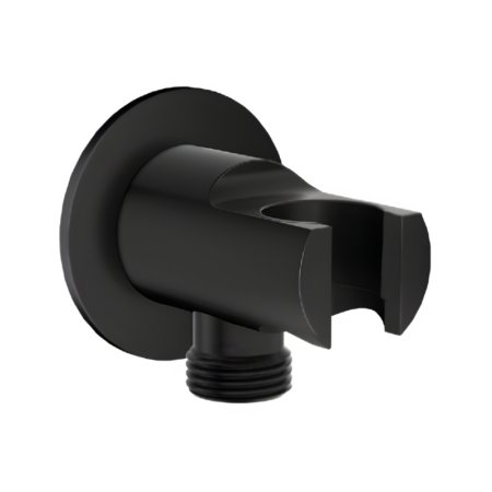 Emporia Przyłącze węża z uchwytem czarny mat EMPORIA-04082BM