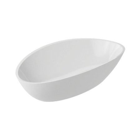 Emporia Riva Umywalka nablatowa 59,9x36,1 cm biała z powłoką Snow White EMPORIA-RIVA0003