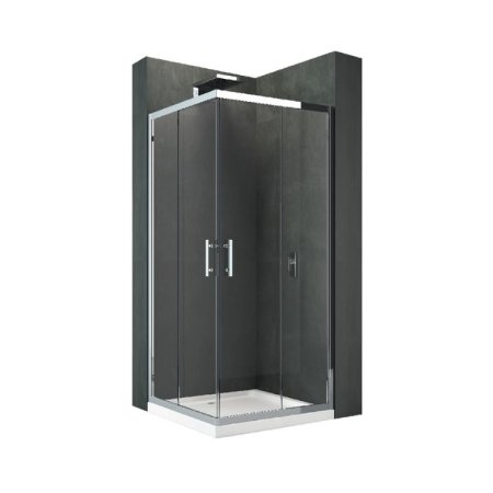 Emporia Sense Kabina prostokątna 66x195 cm część 1/2 drzwi przesuwne EMPORIA-SENSIA66L-1B