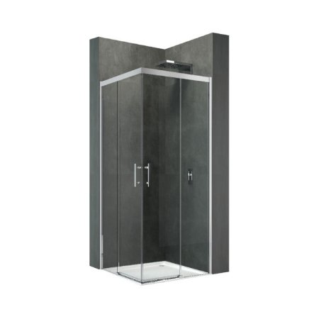 Emporia Sense Kabina prostokątna 66x195 cm część 1/2 drzwi przesuwne EMPORIA-SENSIAH66L-1B