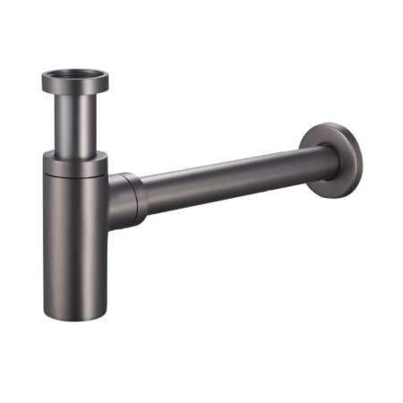 Emporia Syfon umywalkowy butelkowy ozdobny gun metal EMPORIA-HF6009-GBM