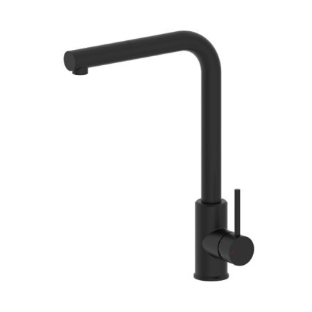 Emporia Tauro Bateria kuchenna z wyciąganą wylewką czarny mat EMPORIA-050170BM