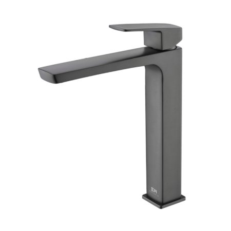 Emporia Teo Bateria umywalkowa wysoka gun metal EMPORIA-02011BN