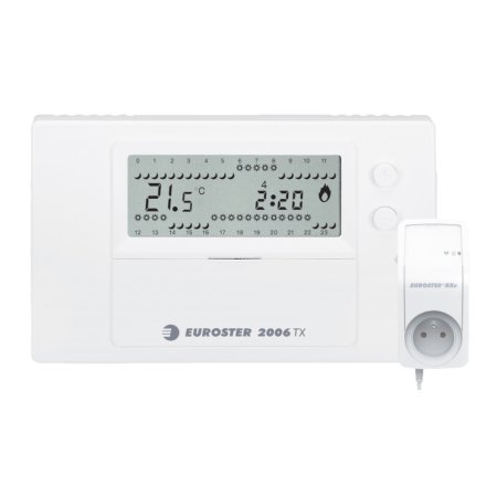 Euroster Regulator temperatury bezprzewodowy biały E2006TXRXG