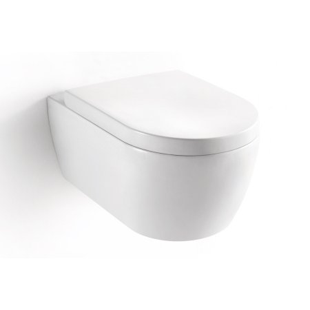 Excellent Axel Doto Toaleta WC podwieszana 54,5x36 cm z deską sedesową wolnoopadającą, biała CEEX.1509.545.WH
