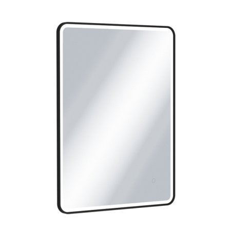 Excellent Corido Lustro łazienkowe 80x60 cm LED czarny mat DOEX.CO080.060.BL
