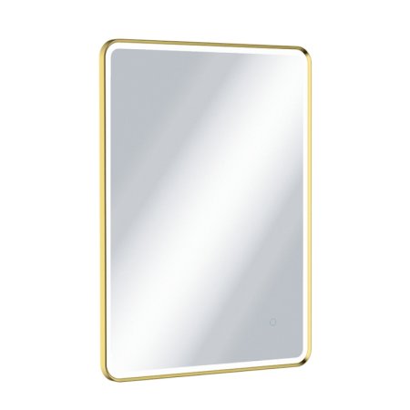 Excellent Corido Lustro łazienkowe 80x60 cm LED złoty połysk DOEX.CO080.060.GL