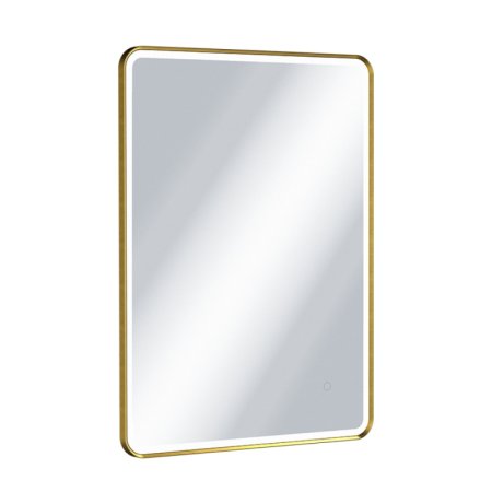 Excellent Corido Lustro łazienkowe 80x60 cm LED złoty szczotkowany DOEX.CO080.060.GB