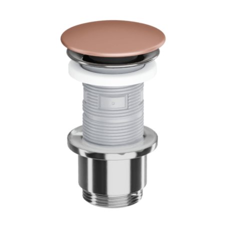 Excellent Design Korek umywalkowy klik klak korpus chrom pokrywa ceramiczna terracotta mat ARIN.1485.K.01.TEMCR