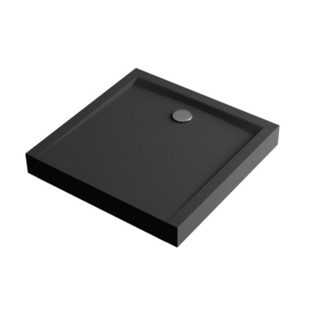 Excellent Forma Compact X Brodzik kwadratowy 100x100 cm czarny mat BREX.1402.100.100.BLC