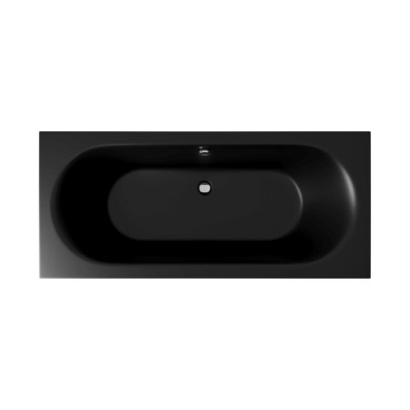 Excellent Oceana Slim Wanna prostokątna 160x75 cm czarny mat WAEX.OCE16BLMS