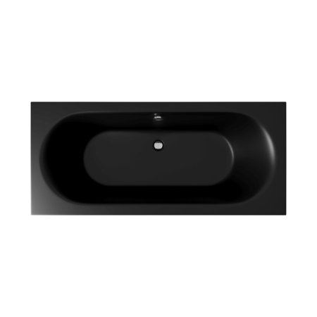 Excellent Oceana Slim Wanna prostokątna 170x75 cm czarny mat WAEX.OCE17BLMS