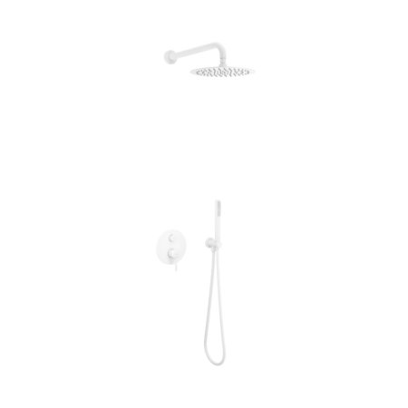 Excellent Pi Zestaw prysznicowy podtynkowy z deszczownicą biały mat AREX.SET.1247WH