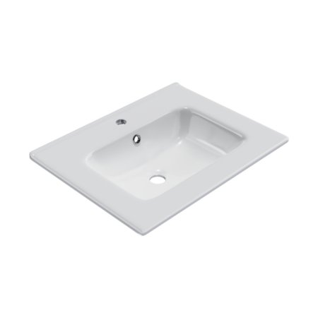 Excellent Pik Umywalka meblowa 61x46,5 cm z otworem na baterię biały połysk CEEX.6517.600.WH