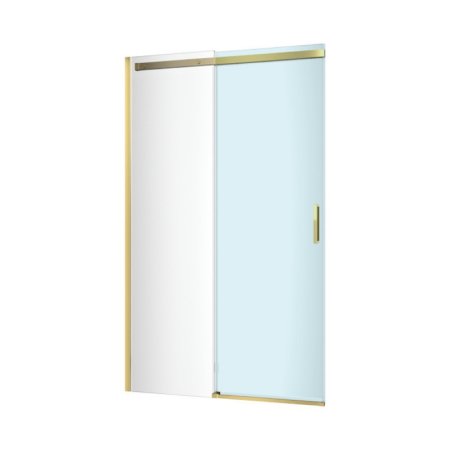 Excellent Rols Drzwi przesuwne 120x200 cm część 1 profile złoty połysk szkło przezroczyste KAEX.2612.1200.LP1/2.GL