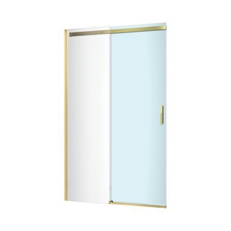 Excellent Rols Drzwi przesuwne 140x200 cm część 1 profile złoty połysk szkło przezroczyste KAEX.2612.1400.LP1/2.GL
