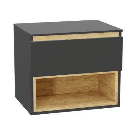 Excellent Tuto 2.0 Szafka łazienkowa 60x46,5x50 cm płyta szara laminowana/szary MLEX.2171.K.60.011G.GRGR