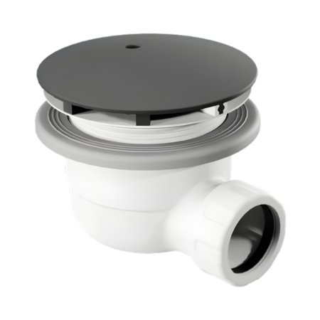 Excellent Vert Syfon brodzikowy 90 mm czarny mat INEX.2116.K.90.WHBL