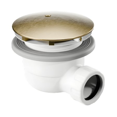 Excellent Vert Syfon brodzikowy 90 mm złoty szczotkowany INEX.2116.K.90.WHGB