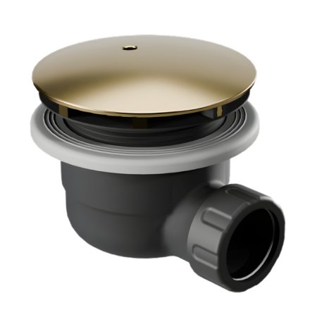 Excellent Vert Syfon brodzikowy 90 mm złoty połysk INEX.2116.K.90.BLGL