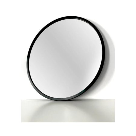 Faneco Scandi Lustro ścienne 60 cm czarny mat M60MBL
