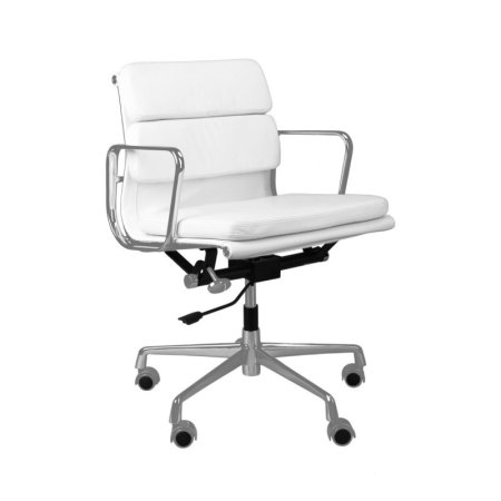 Fernity CH2171T Fotel biurowy skórzany biały/chrom EA217TSOFTBIASKCR
