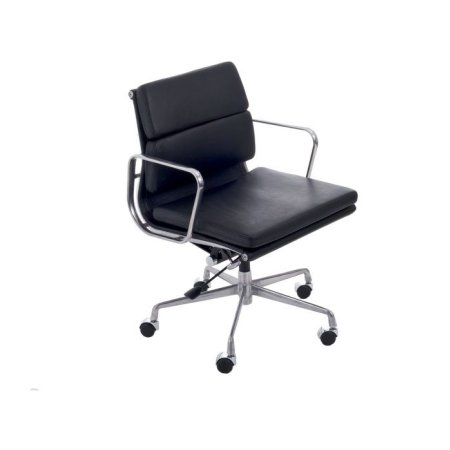 Fernity CH2171T Fotel biurowy skórzany czarny/chrom EA217TSOFTCZASKCHR