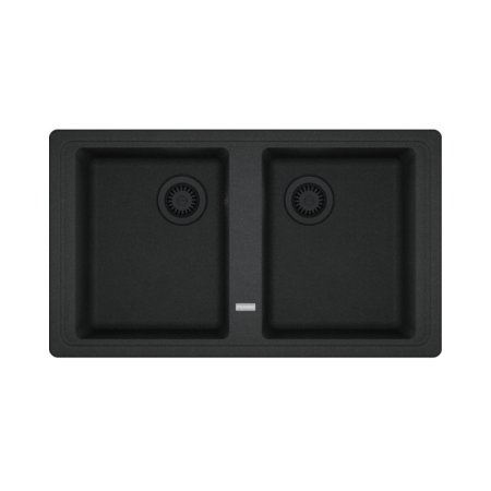 Franke Basis BFG 620-34-34 Zlewozmywak granitowy dwukomorowy 86x50 cm onyx 114.0741.179