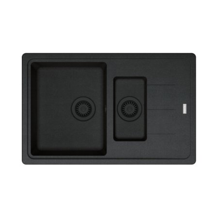 Franke Basis BFG 651-78 Zlewozmywak granitowy półtorakomorowy 78x50 cm onyx 114.0741.180