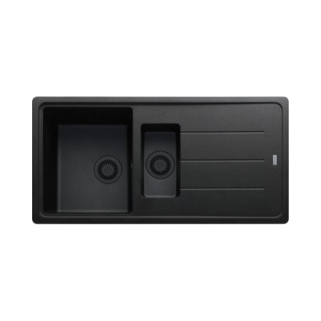 Franke Basis BFG 651-97 Zlewozmywak granitowy półtorakomorowy 97x50 cm onyx 114.0741.191