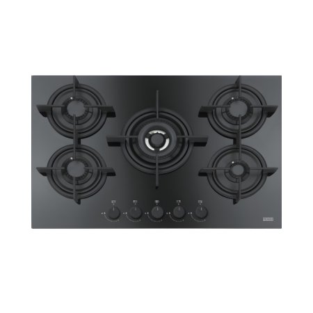 Franke Crystal Black FHCR 755 4G TC HE BK C Płyta gazowa 75x51 cm czarne szkło 106.0374.283