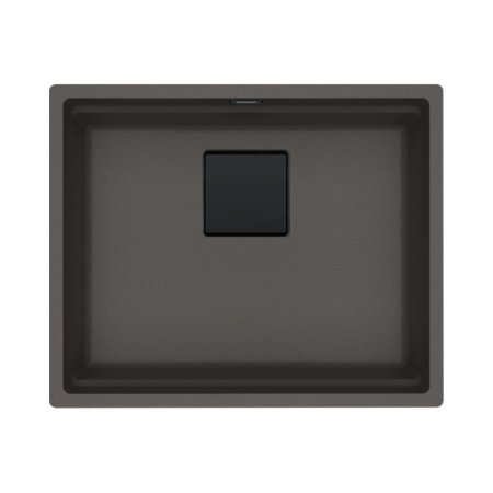 Franke Kanon KNG 110-52 Zlewozmywak granitowy jednokomorowy 56x46 cm łupkowy szary/czarny mat 125.0737.898
