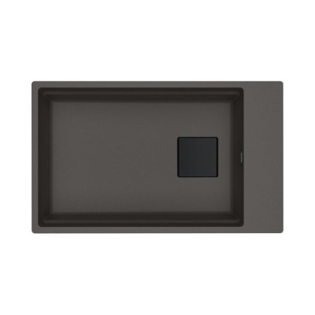 Franke Kanon KNG 110-62 Zlewozmywak granitowy jednokomorowy 76x46 cm łupkowy szary/czarny mat 125.0737.897