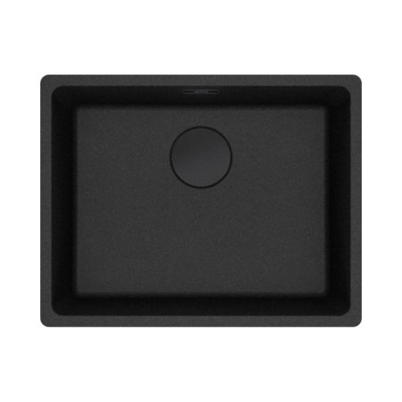 Franke Maris MRG 110-52 Zlewozmywak granitowy jednokomorowy 55,3x43,3 cm onyx/czarny mat 125.0740.842