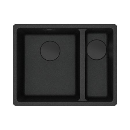Franke Maris MRG 160-34-15 Zlewozmywak granitowy półtorakomorowy 55,3x43,3 cm onyx 125.0740.840