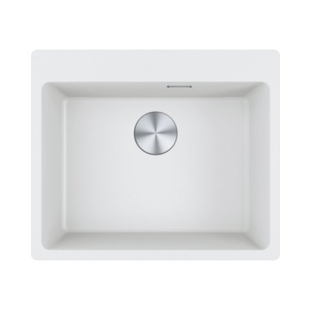 Franke Maris MRG 610-54 FTL Zlewozmywak granitowy jednokomorowy 59x50 cm biały polarny 114.0661.793