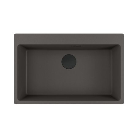 Franke Maris MRG 610-73 FTL Zlewozmywak granitowy jednokomorowy 76x51 cm łupkowy szary/czarny mat 114.0737.997