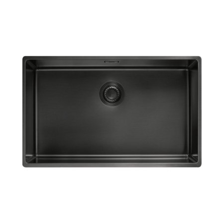 Franke Mythos BXM 210/110-68 Zlewozmywak stalowy jednokomorowy 72,5x45 cm antracyt 127.0627.589
