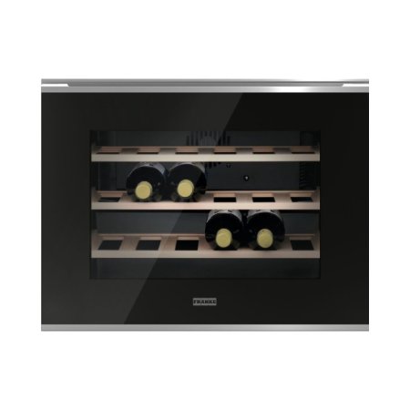 Franke Mythos FMY 24 WCR N XS Winiarka 58,8x45,5 cm do zabudowy czarna/stal szlachetna 131.0717.411