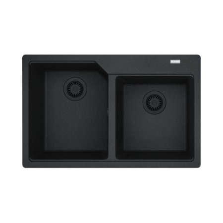 Franke Urban UBG 620-36-33 Zlewozmywak granitowy dwukomorowy 78x50 cm onyx 114.0741.212