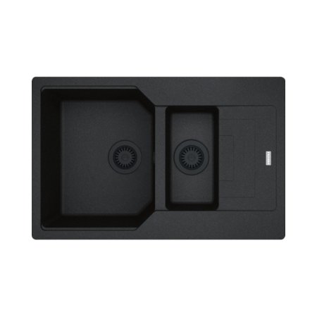 Franke Urban UBG 651-78 Zlewozmywak granitowy półtorakomorowy 78x50 cm onyx 114.0741.213