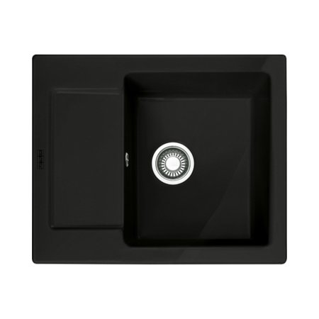 Franke Maris MRK 611-62 Zlewozmywak ceramiczny jednokomorowy 62x51 cm czarny mat 124.0442.558