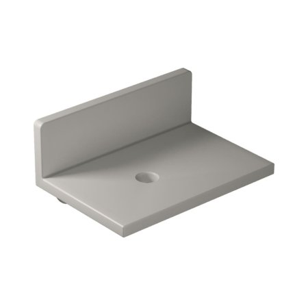 Galassia Core P&oacute;łka łazienkowa 55x38 cm szary mat 7345GM