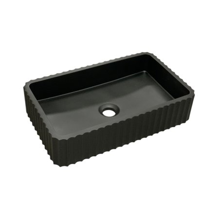 Galatea Biskut Umywalka nablatowa 50x30 cm czarny mat GDMR034MB
