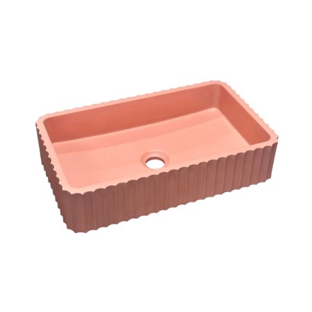 Galatea Biskut Umywalka nablatowa 50x30 cm r&oacute;żowy mat GDMR034MP