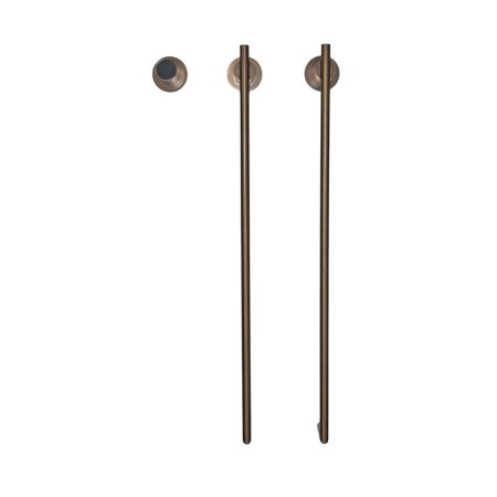 Galatea Design Balance 2 Grzejnik elektryczny podtynkowy suszarka 37x76 cm r&oacute;żowe złoto szczotkowane GDA362RG