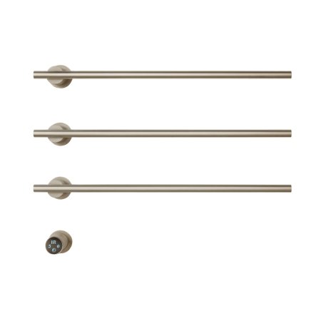 Galatea Design Balance 4 Grzejnik elektryczny podtynkowy 52x58 cm PVD nikiel szczotkowany GDA363BN