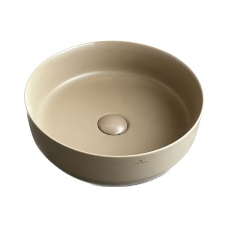 Galatea Design Bulat Umywalka nablatowa 39 cm beżowy mat GD112DTMC