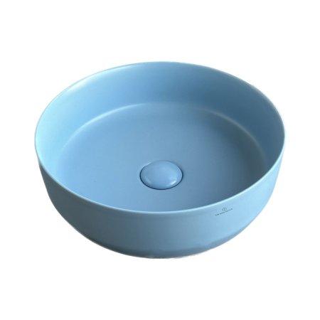 Galatea Design Bulat Umywalka nablatowa 39 cm niebieski mat GD112DTML